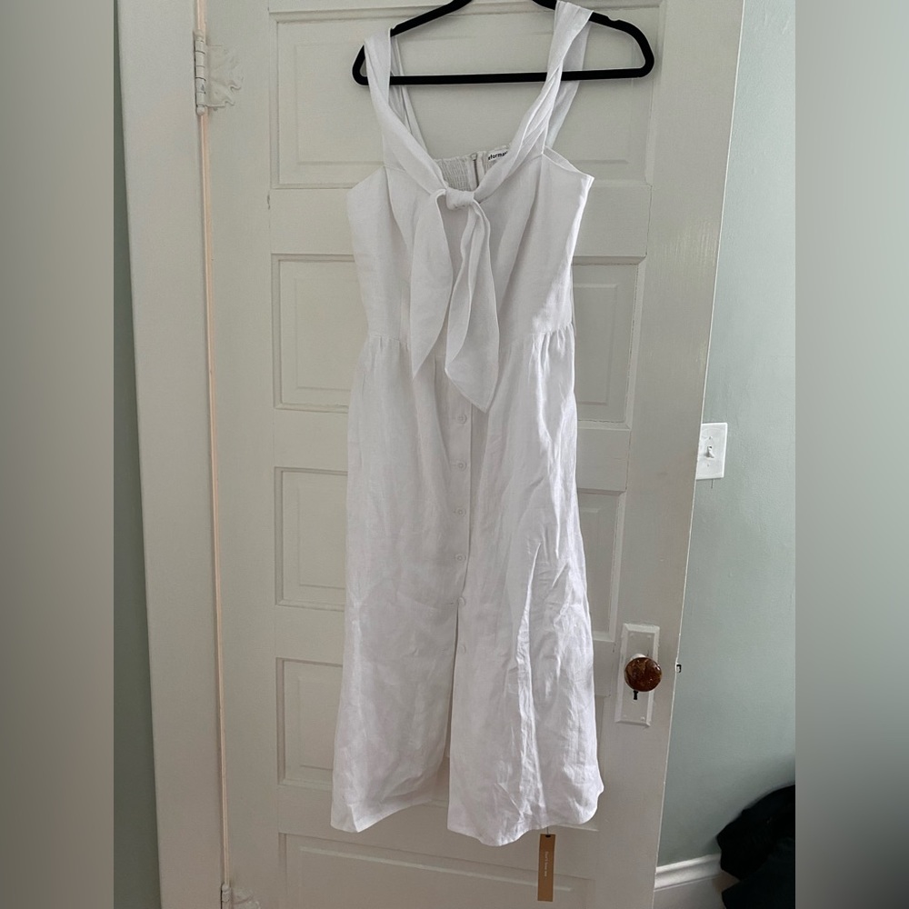 Reformation linen midi dress, 10, NWT
